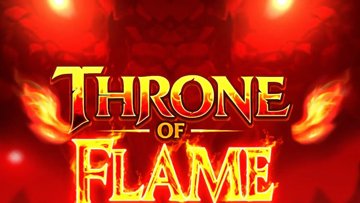 Visual naga dan harta karun dalam slot Throne of Flame